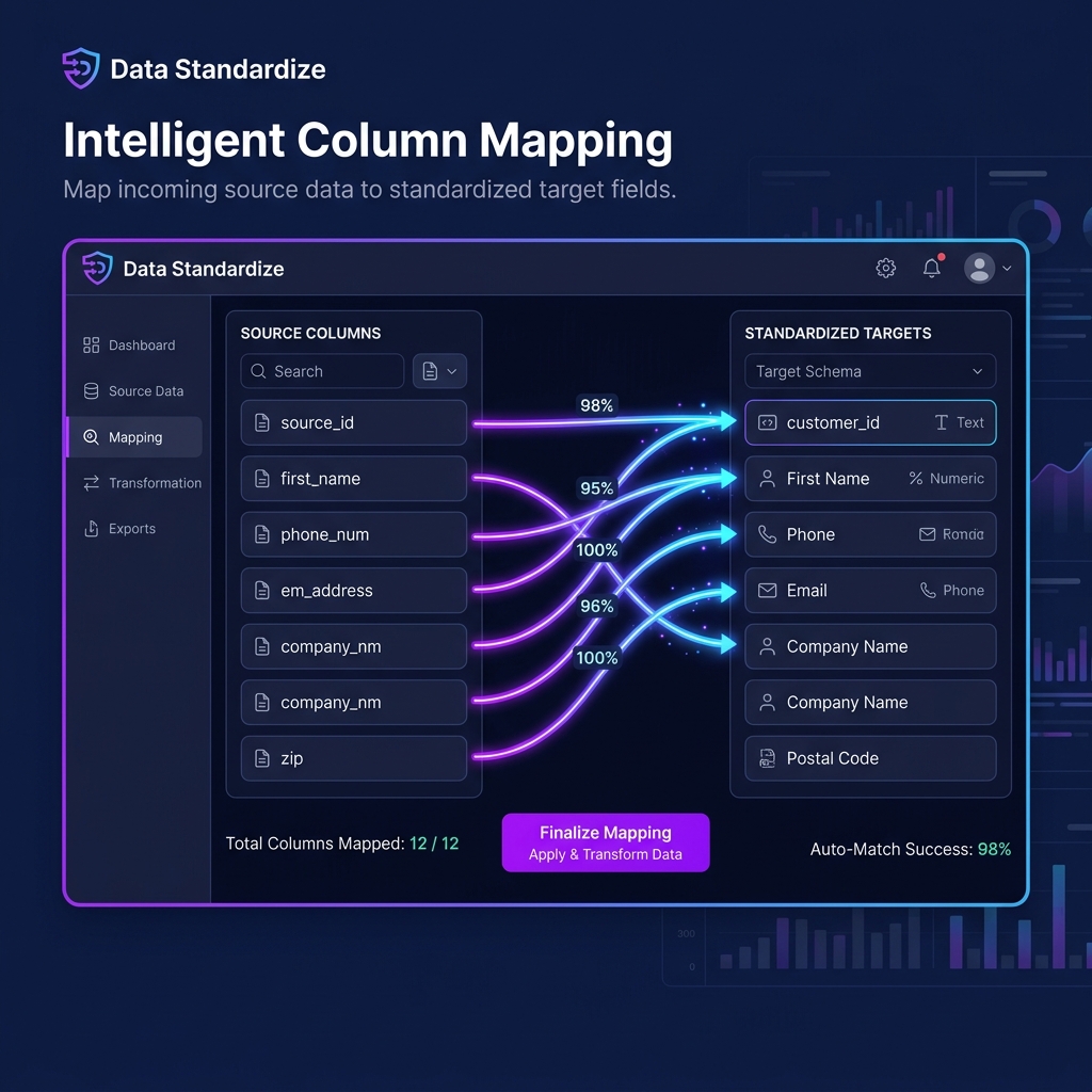 Intelligent Column Mapping